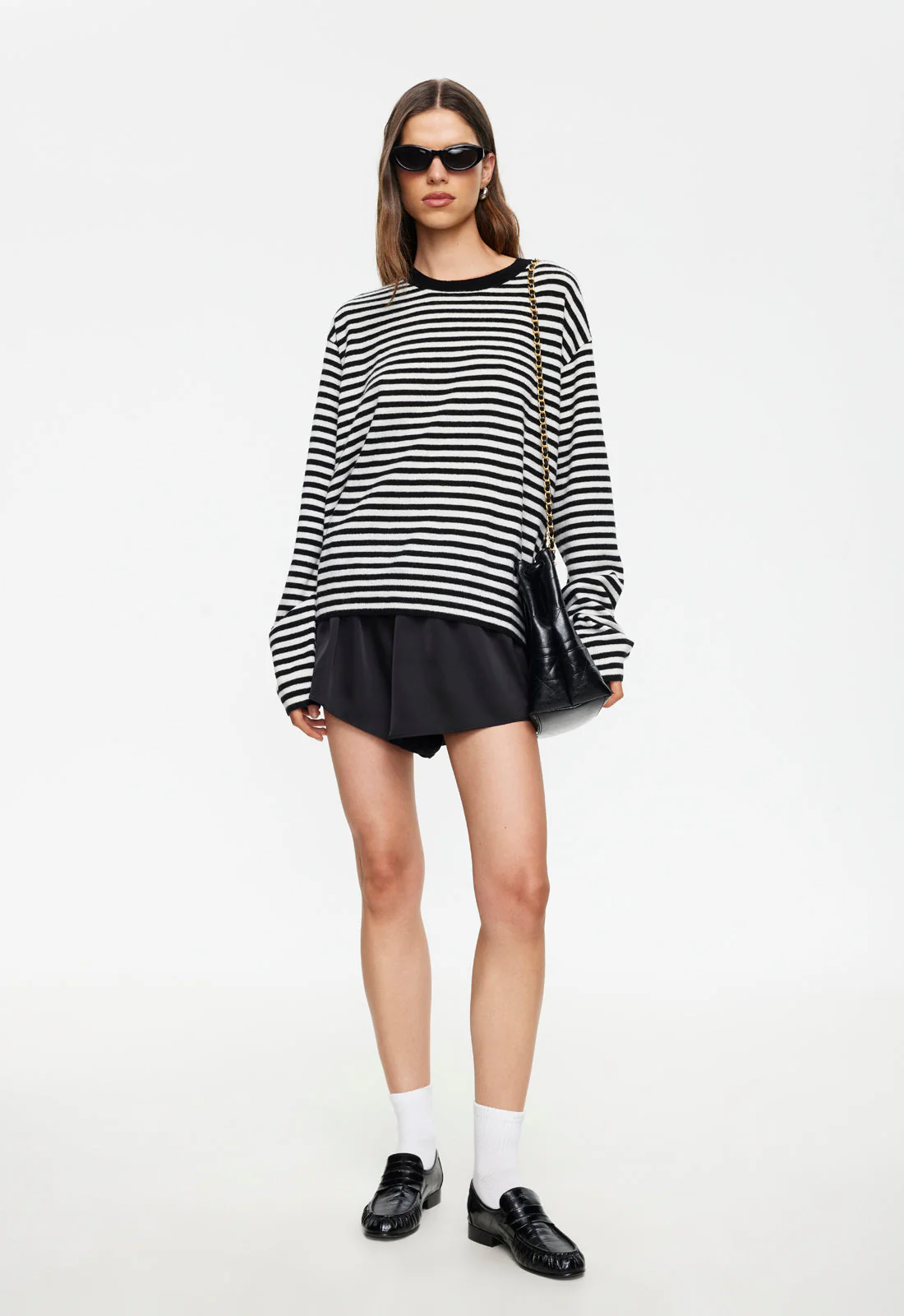 TONI SATIN SHORT - NOIR