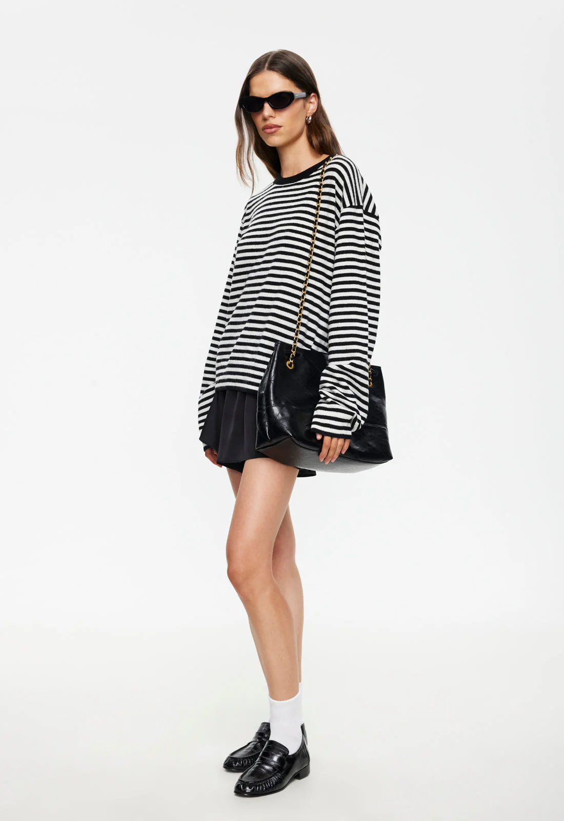 TONI SATIN SHORT - NOIR - Image 2
