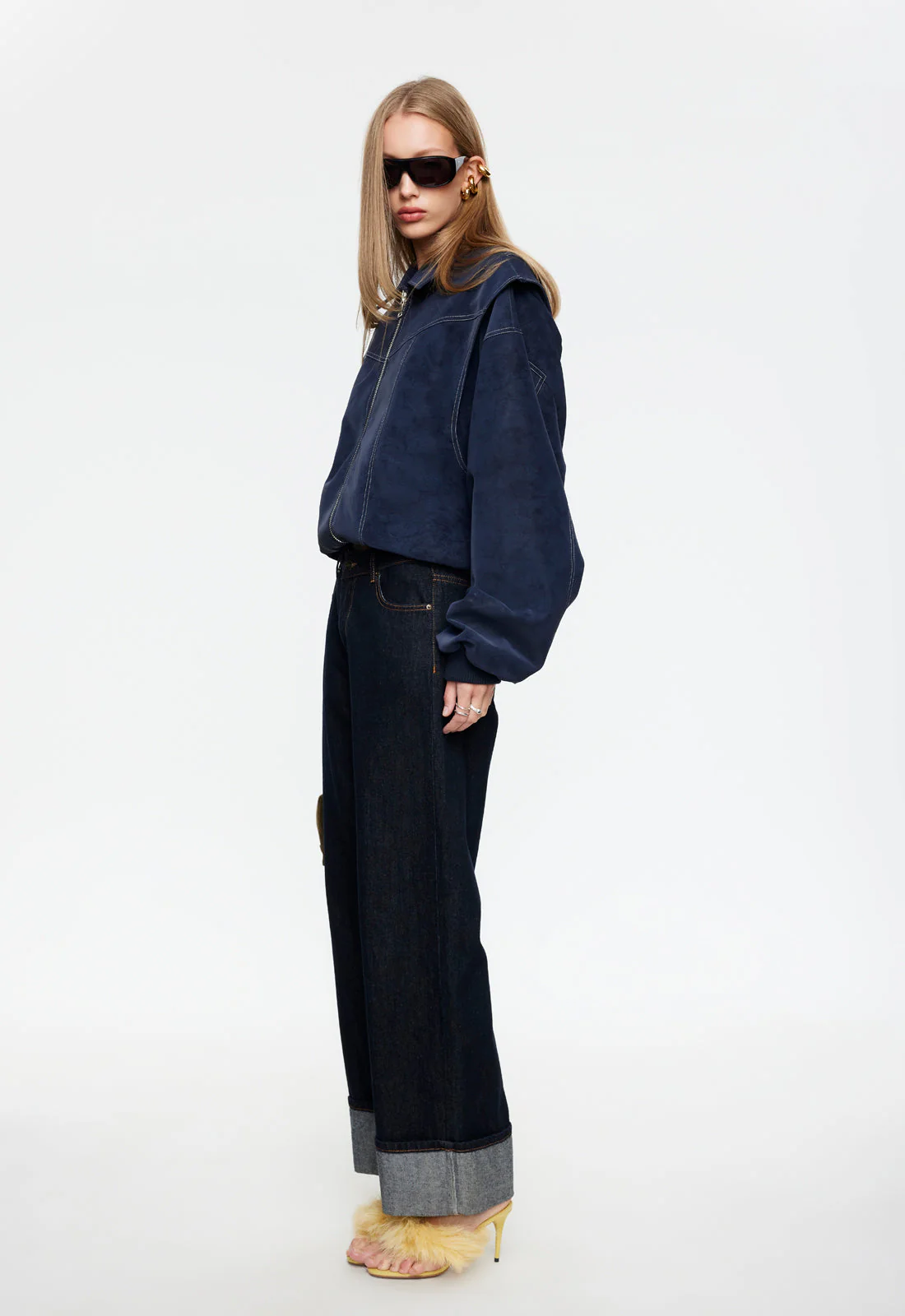 TOP MODEL CUFFED JEAN - DARK DENIM - Image 3