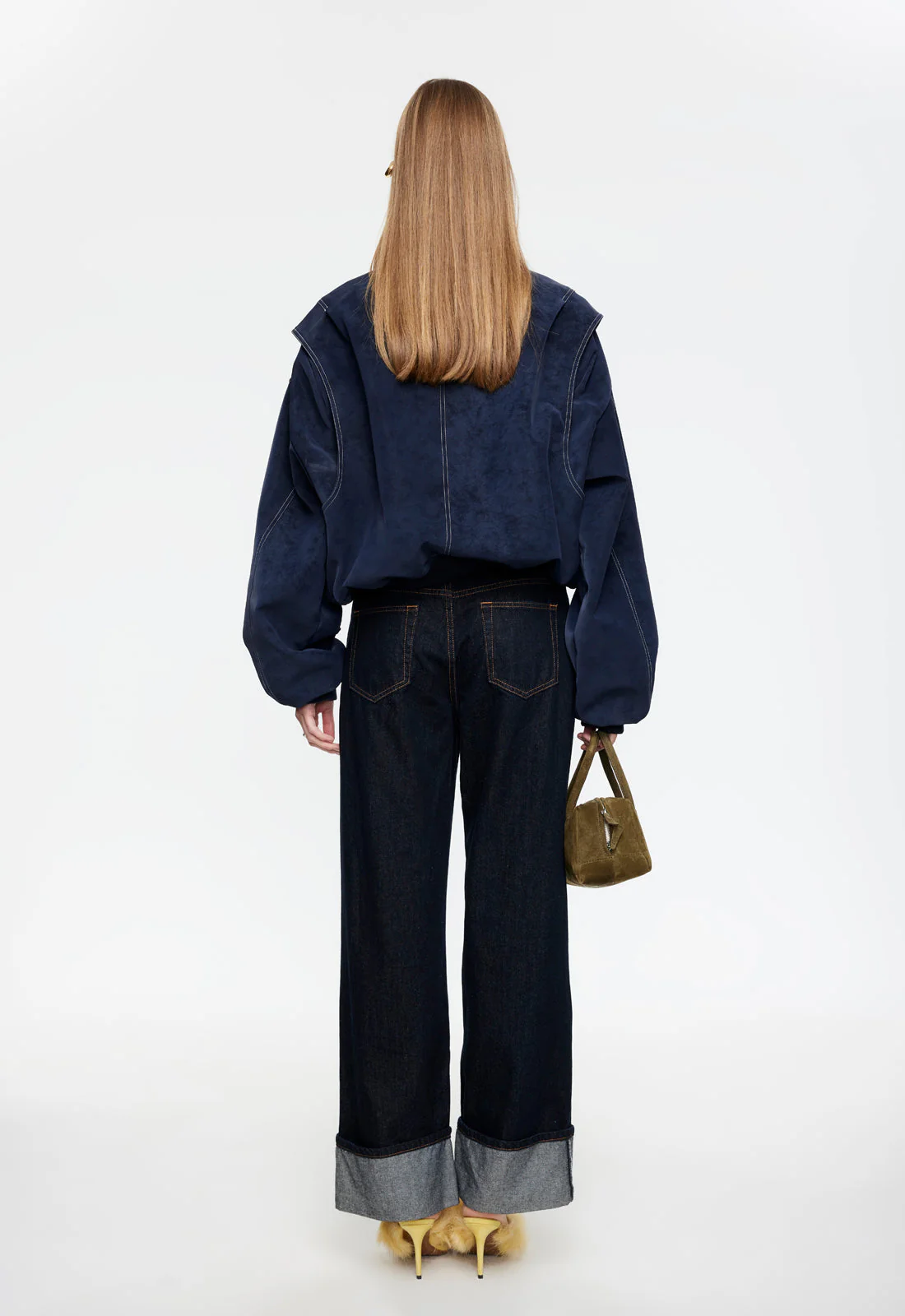 TOP MODEL CUFFED JEAN - DARK DENIM - Image 4