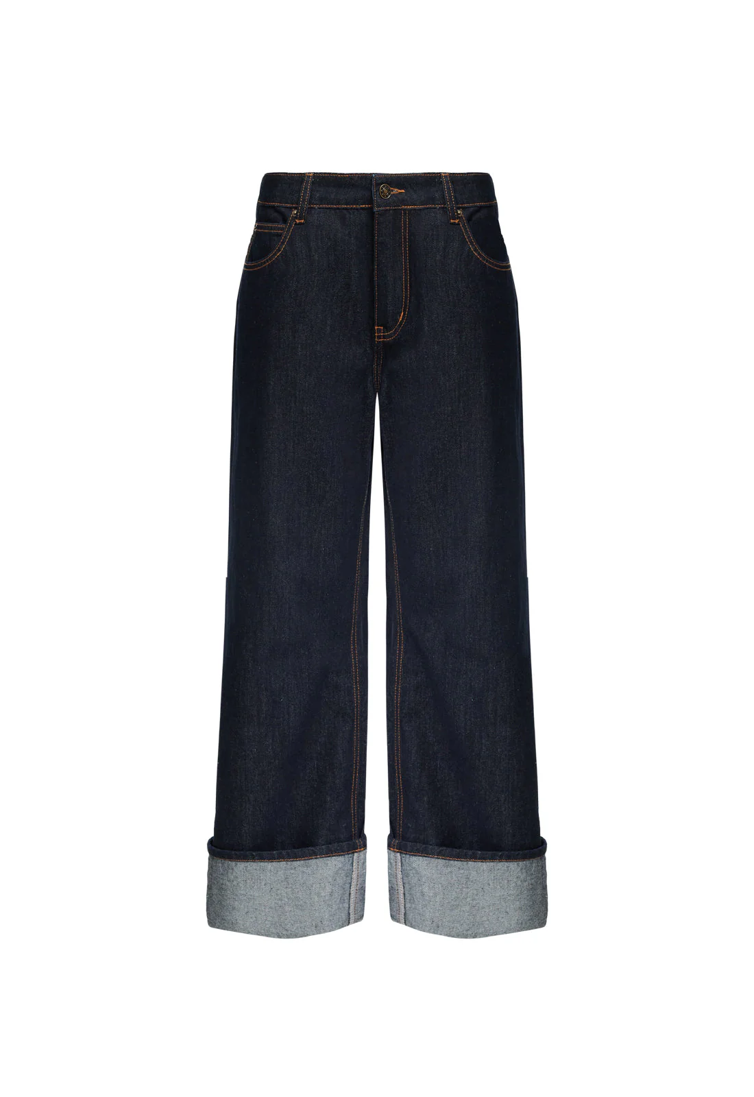 TOP MODEL CUFFED JEAN - DARK DENIM - Image 6
