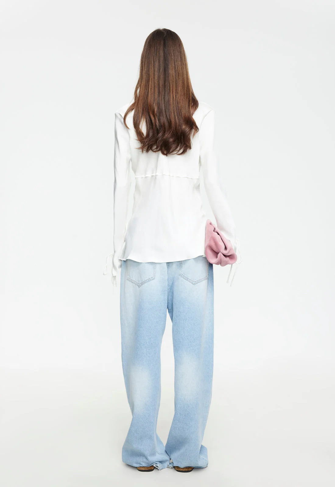 VEIL LONG SLEEVE - PORCELAIN - Image 4