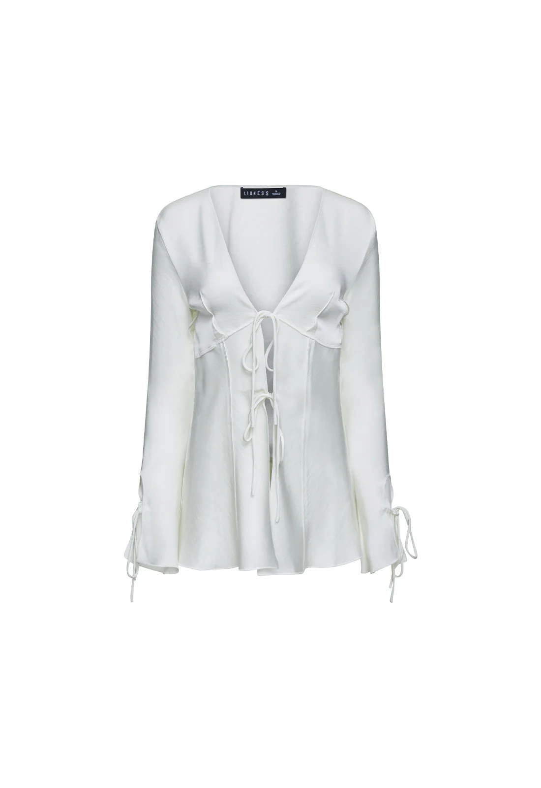 VEIL LONG SLEEVE - PORCELAIN - Image 5