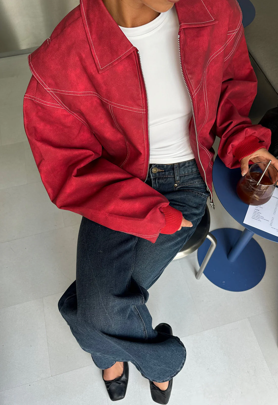 VISTA BOMBER - CRIMSON - Image 6