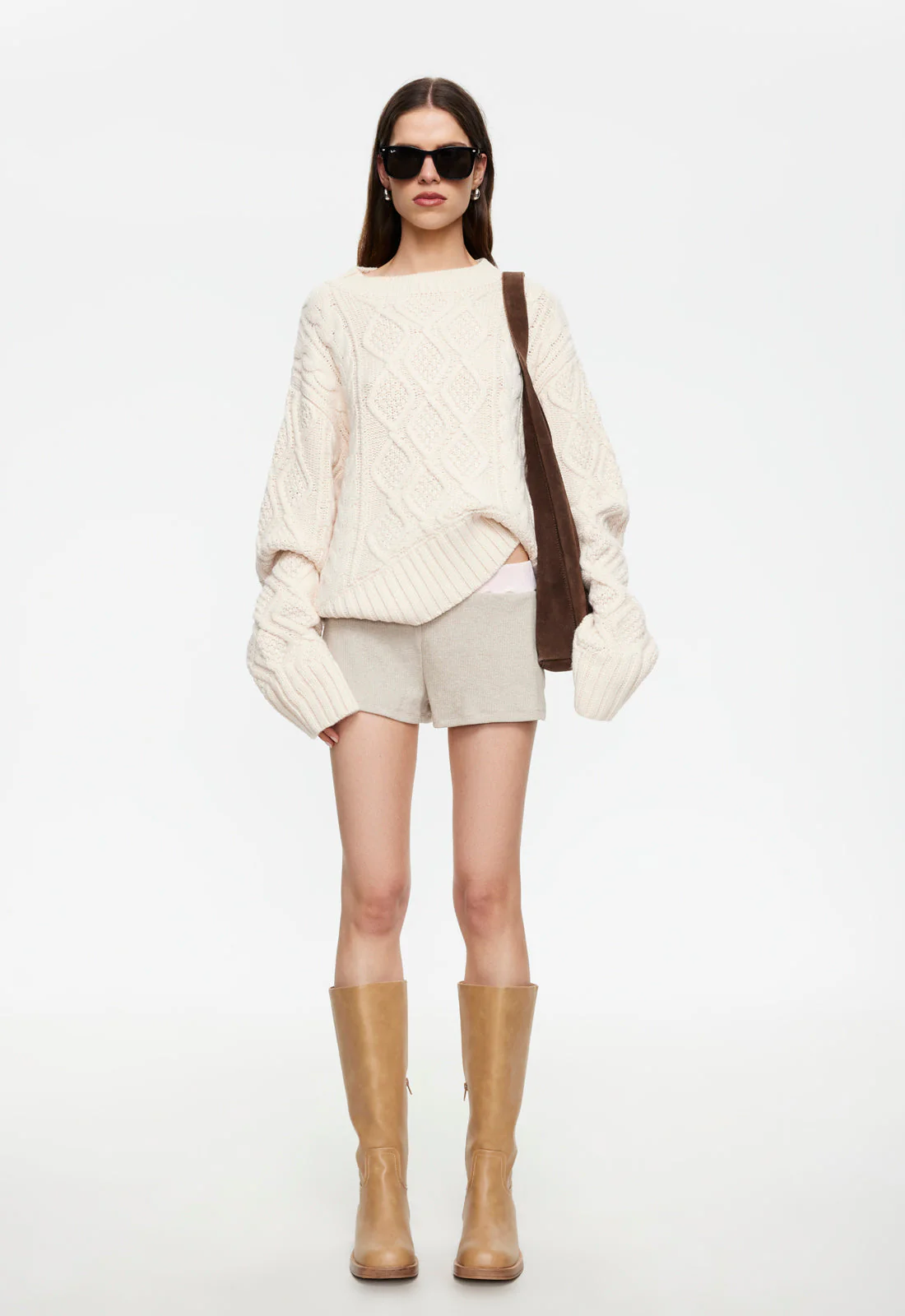 VITA KNIT SHORT - STONE