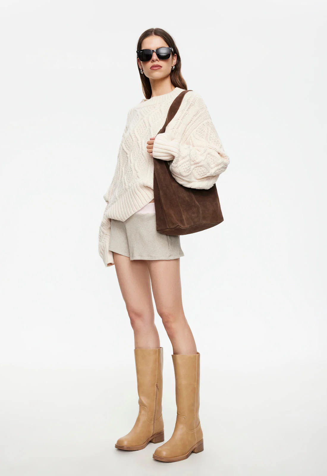 VITA KNIT SHORT - STONE - Image 2